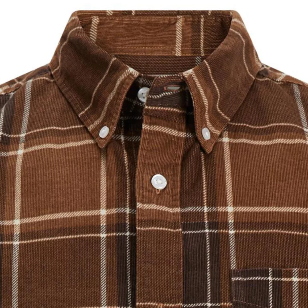 Jack&Jones Kariertes Freizeithemd aus Cord günstig online kaufen