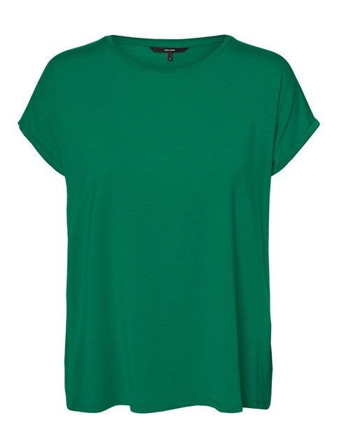 Vero Moda Rundhalsshirt "VMAVA PLAIN SS TOP GAJRS NOOS" günstig online kaufen