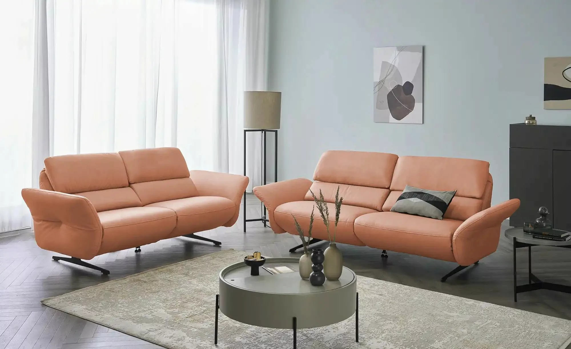 medium Einzelsofa  Yasmin ¦ orange ¦ Maße (cm): B: 240 H: 109 T: 168.0 Pols günstig online kaufen