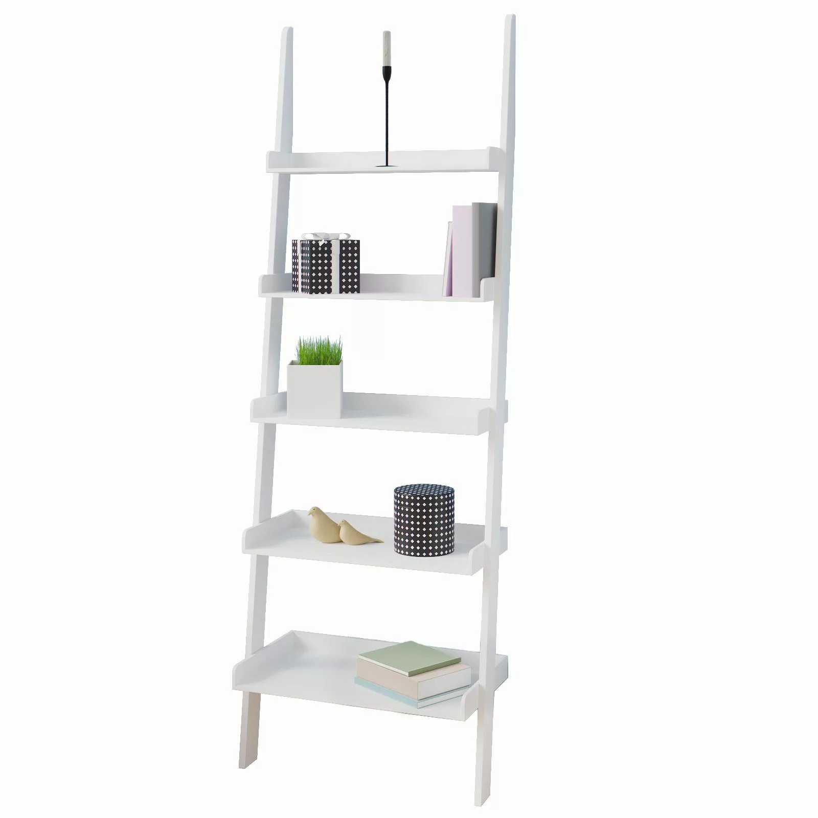 Casaria Leiterregal, mit 5 Ebenen 180x64x37cm günstig online kaufen