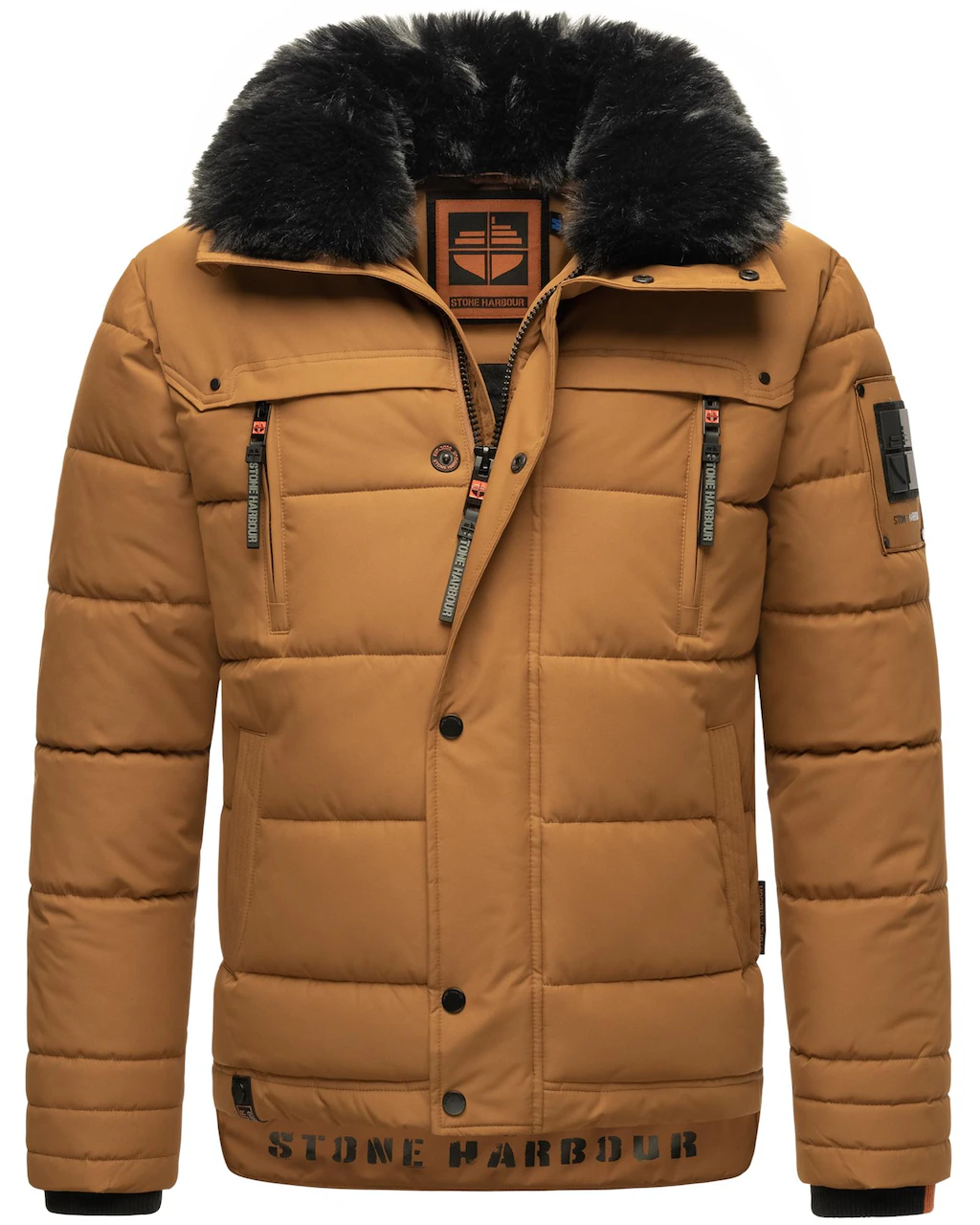 Stone Harbour Steppjacke "Witas", mit Kapuze, gesteppte Herren Winterjacke günstig online kaufen