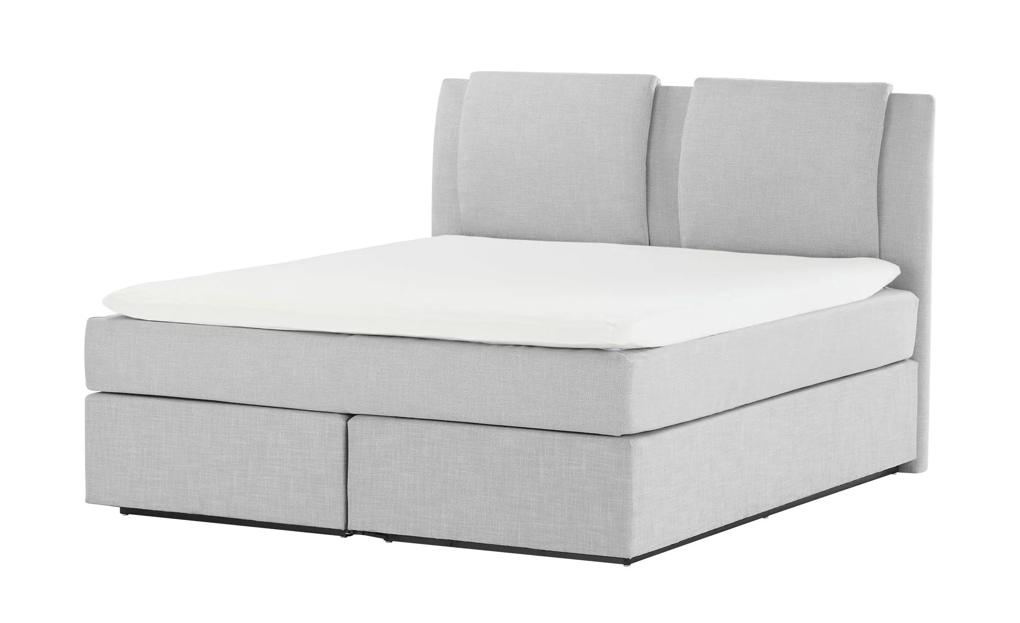 Wohnwert Boxspringbett  Dormian Saman ¦ grau ¦ Maße (cm): B: 160 H: 127 Bet günstig online kaufen