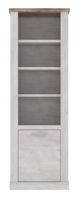 FORTE Bücherregal "Duro", Höhe 212 cm, Aktenregal mit Tür, im Landhausstil günstig online kaufen