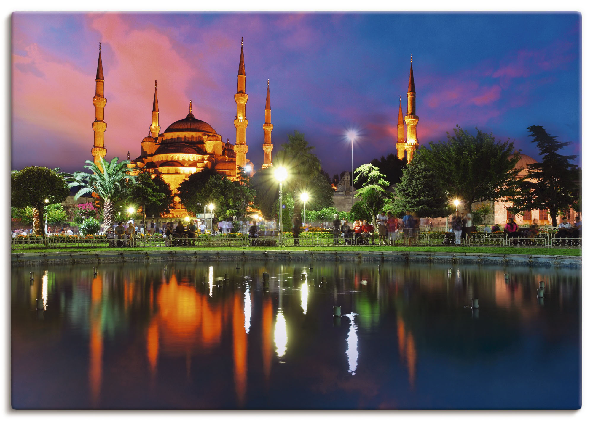 Artland Wandbild "Blaue Moschee in Istanbul - Türkei", Gebäude, (1 St.), al günstig online kaufen