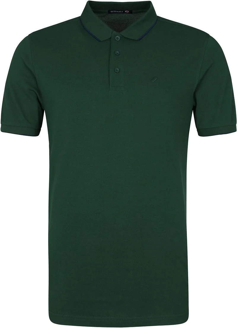 Suitable Poloshirt Tip Ferry Dunkelgrün - Größe XL günstig online kaufen