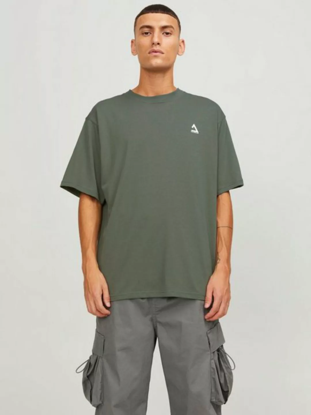 Jack & Jones Rundhalsshirt "JCOTRIANGLE TEE SS CREW NECK SN" günstig online kaufen