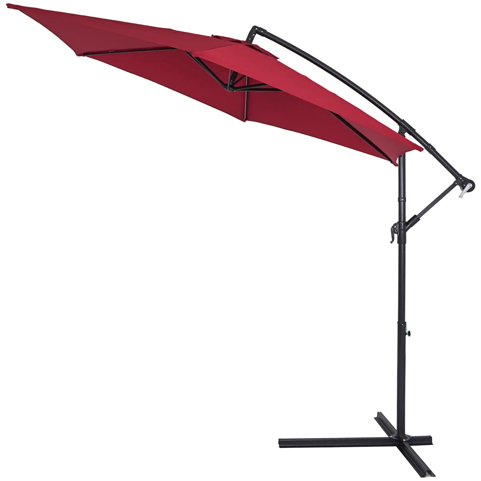 Ampelschirm Rot Alu Ø300cm UV-Schutz 50+ günstig online kaufen