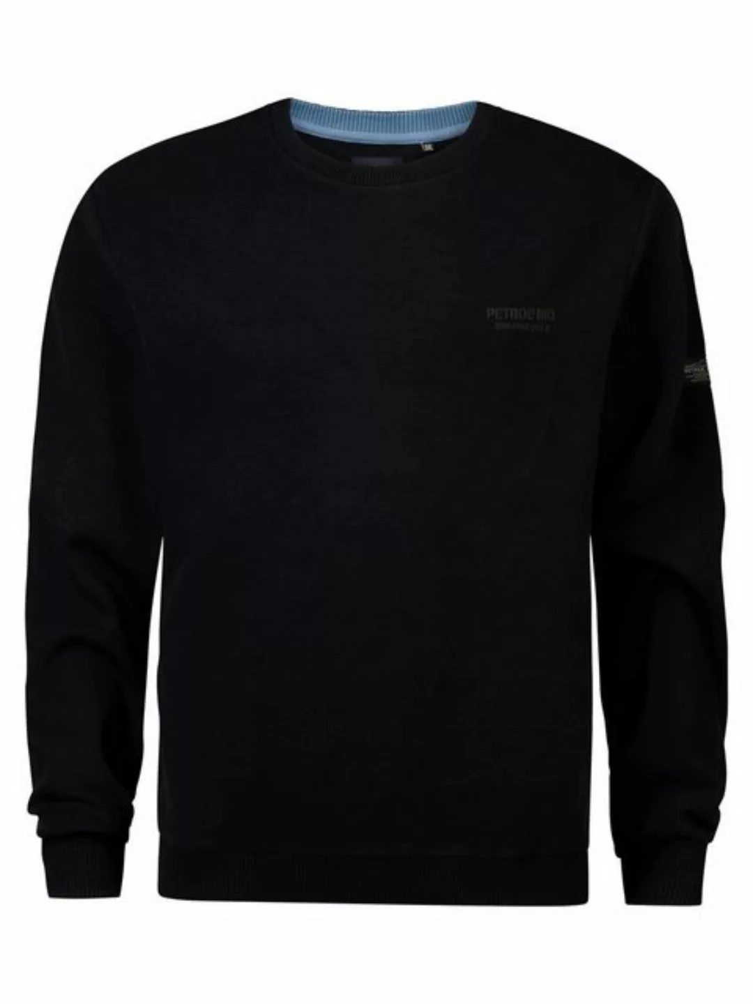 Petrol Industries Strickpullover Men Sweater Round Neck Dark Black günstig online kaufen