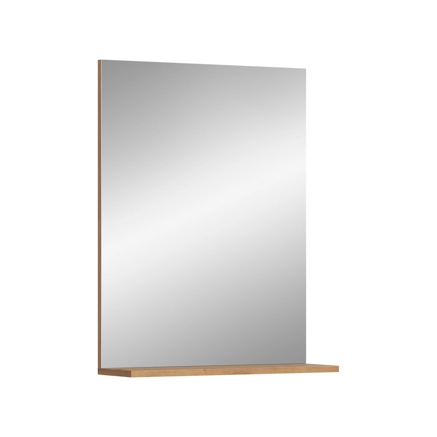 Badspiegel SCHLOONSEE  Breite 60cm  1 Ablageboden  hochwertiges Spiegelglas günstig online kaufen