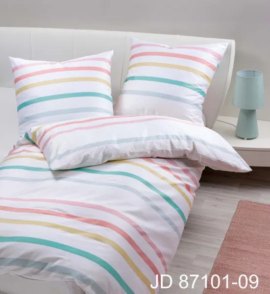 Janine Janine Mako-Satin Bettwäsche J. D. 87101 multicolor Größe:  240x220 günstig online kaufen