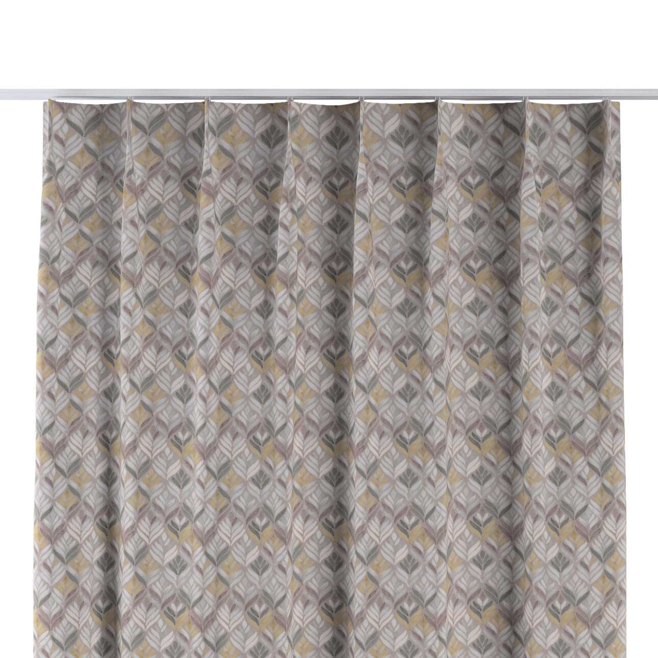 Vorhang mit flämischen 1-er Falten, grau-braun, Arte (144-06) günstig online kaufen