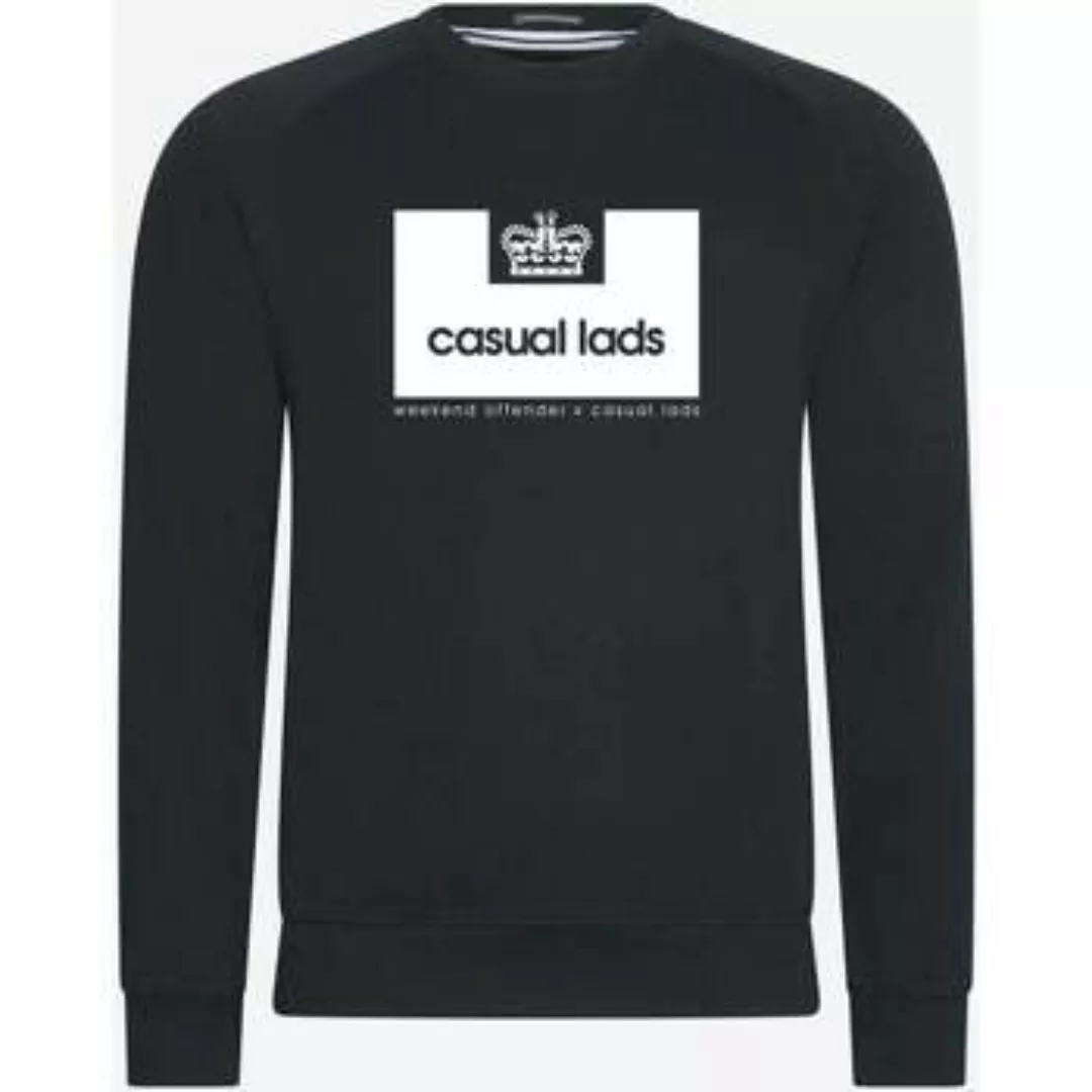 Weekend Offender  Pullover Casual Lads sweater - black günstig online kaufen