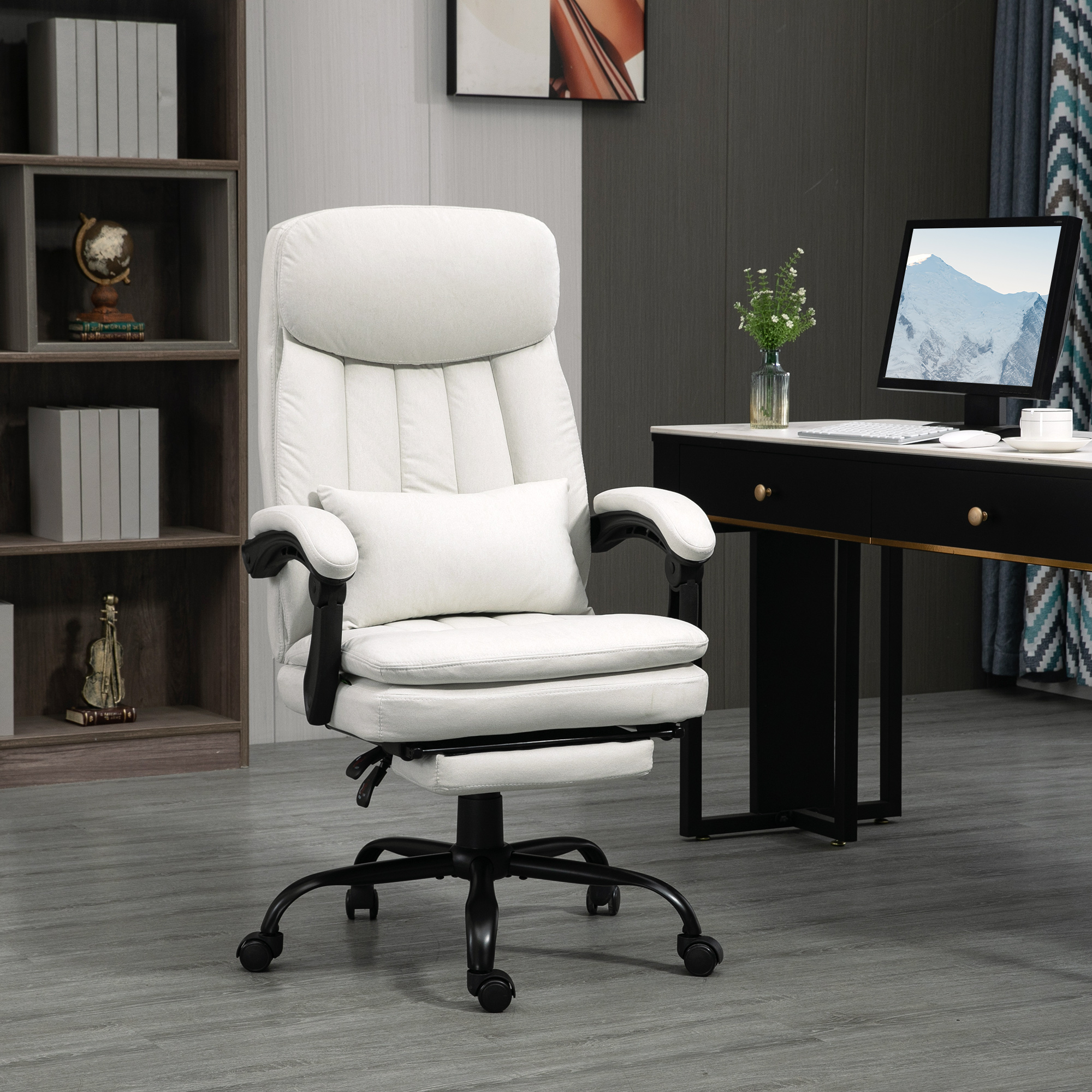 Vinsetto Bürostuhl mit Massagefunktion, Ergonomisch Schreibtischstuhl mit L günstig online kaufen
