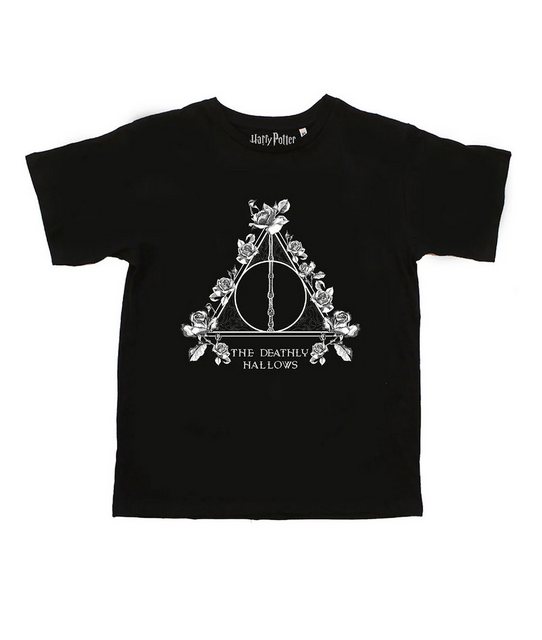Harry Potter T-Shirt Flowered Deathly Hallows günstig online kaufen
