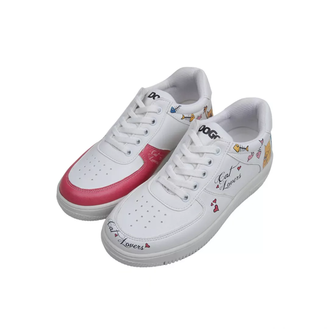 DOGO Sneaker "Damen Dice Sneakers Cat Lovers Vegan Damen Sneaker / Female", günstig online kaufen