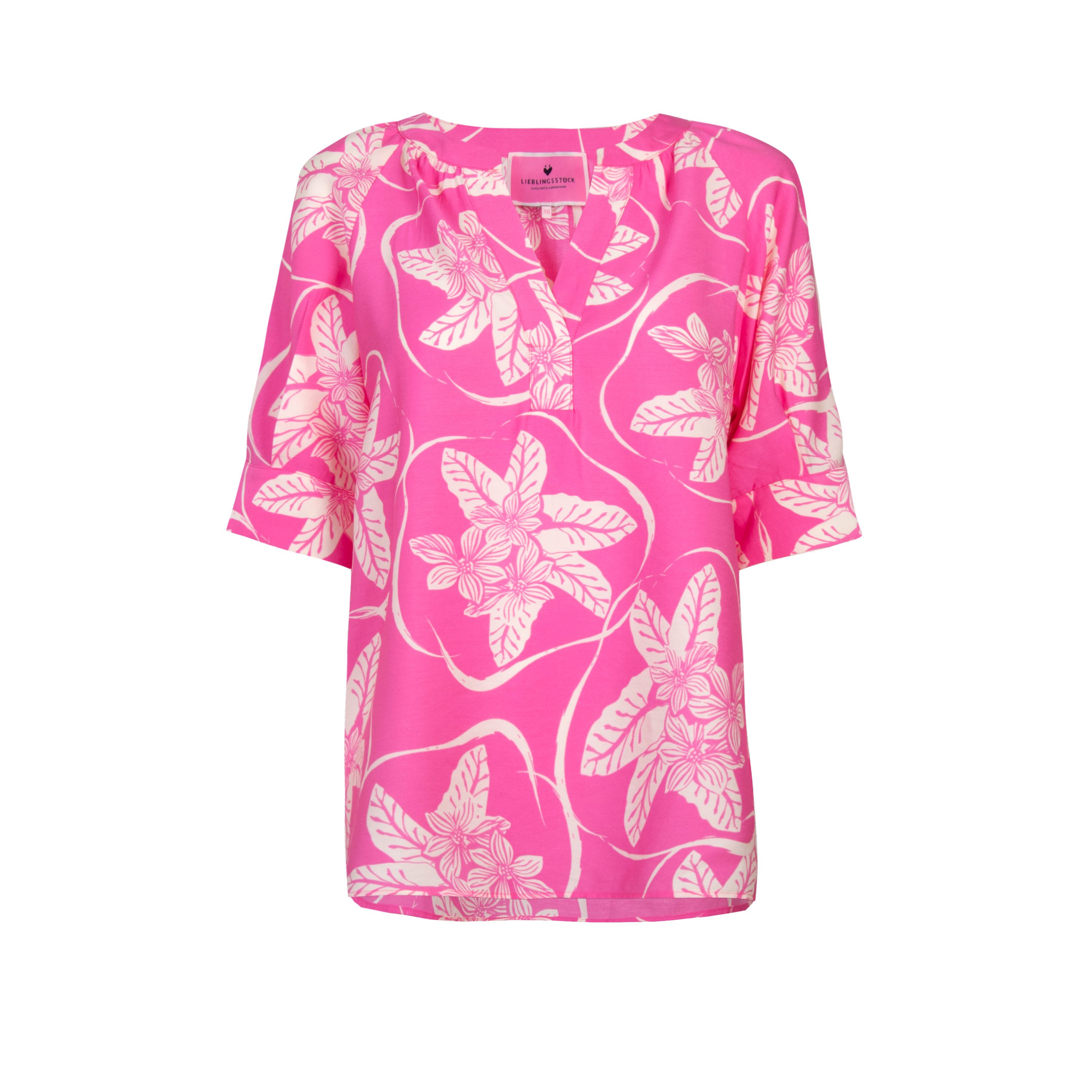 Lieblingsstück Schlupfbluse RosulaL mit Tropicalprint günstig online kaufen
