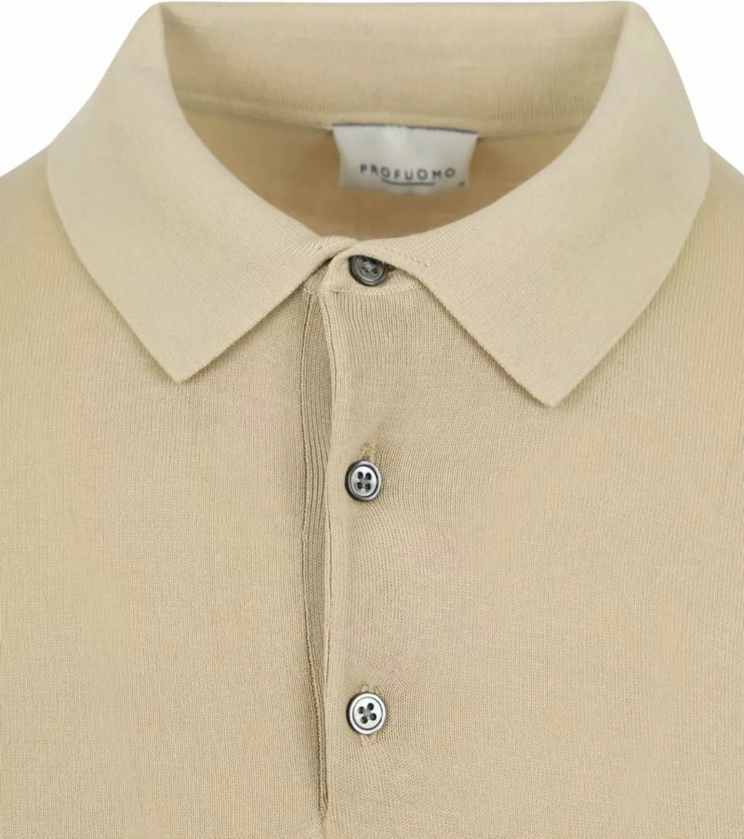 Profuomo Poloshirt Cool Cotton Ecru - Größe XL günstig online kaufen