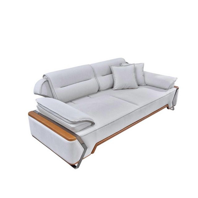 JVmoebel 3-Sitzer Weißes Sofa Luxus Wohnzimmer Couch Polster 3-Sitzer Neuer günstig online kaufen