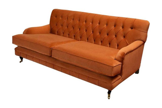 Xlmoebel Sofa Dreisitzer Sofa 3-Sitz Chesterfield Stoff Modern Design, Herg günstig online kaufen