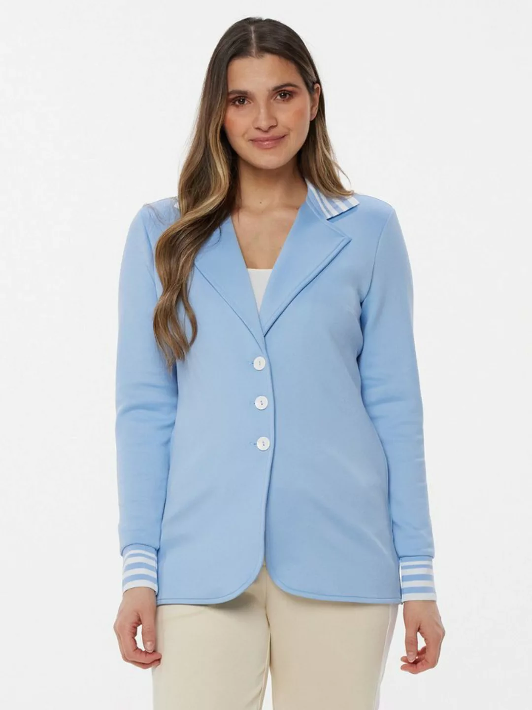 MONACO blue WEEKEND Sweatblazer Jerseyblazer koerpernah mit Trikotdetails i günstig online kaufen