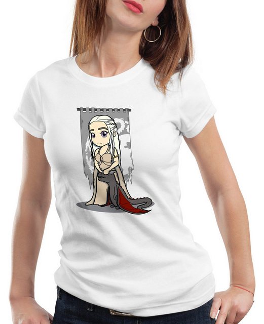 style3 T-Shirt Mutter der Drachen chibi daenerys targaryen game of thrones günstig online kaufen