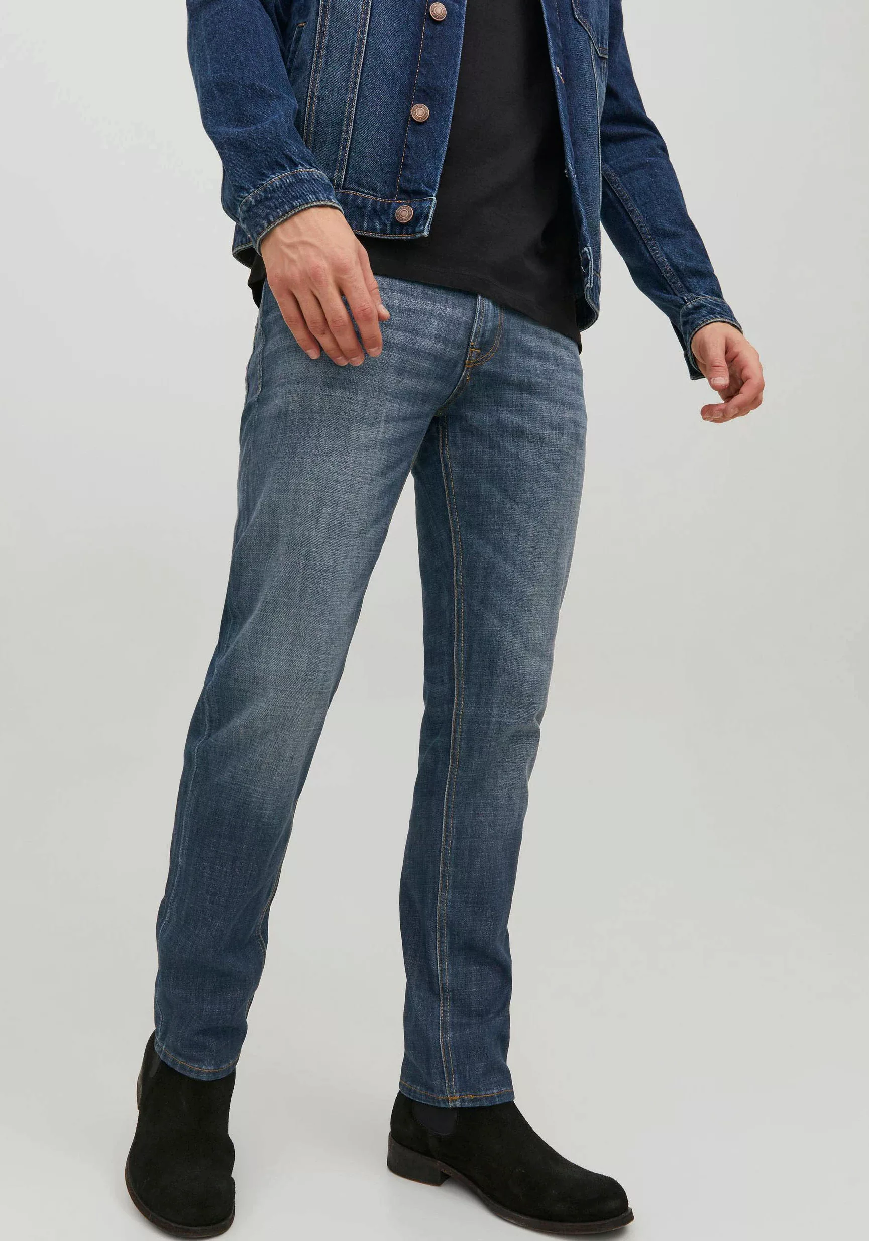 Jack & Jones Regular-fit-Jeans "JJ JJICLARK JJORIGINAL GE 049" günstig online kaufen