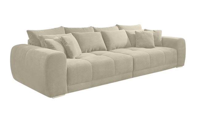 luma-home Big-Sofa 15173, XXL-Couch 306x134 cm mit Federkernpolsterung, vie günstig online kaufen