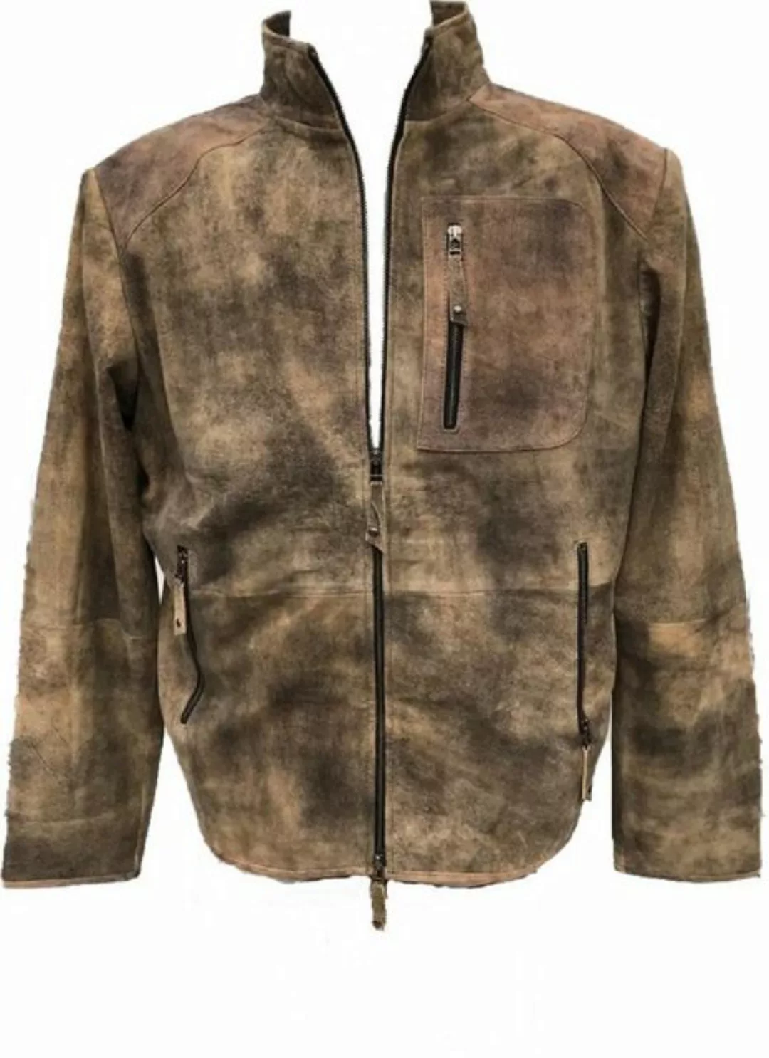 Pezzo D'oro Lederjacke Herrenlederjacke,Velourleder, Lammnappaleder in anti günstig online kaufen