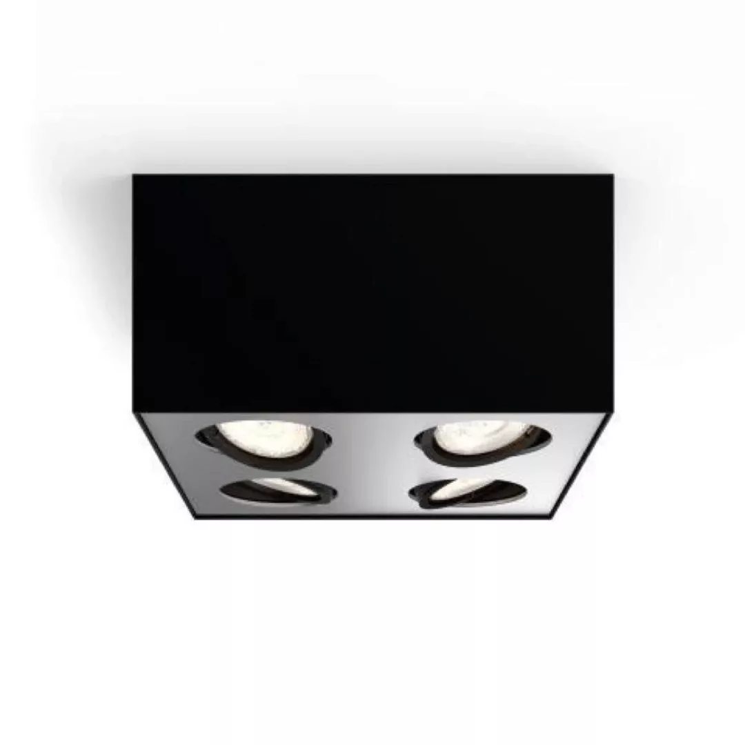 LED Spot Box in Schwarz 4x 4,5W 2000lm günstig online kaufen