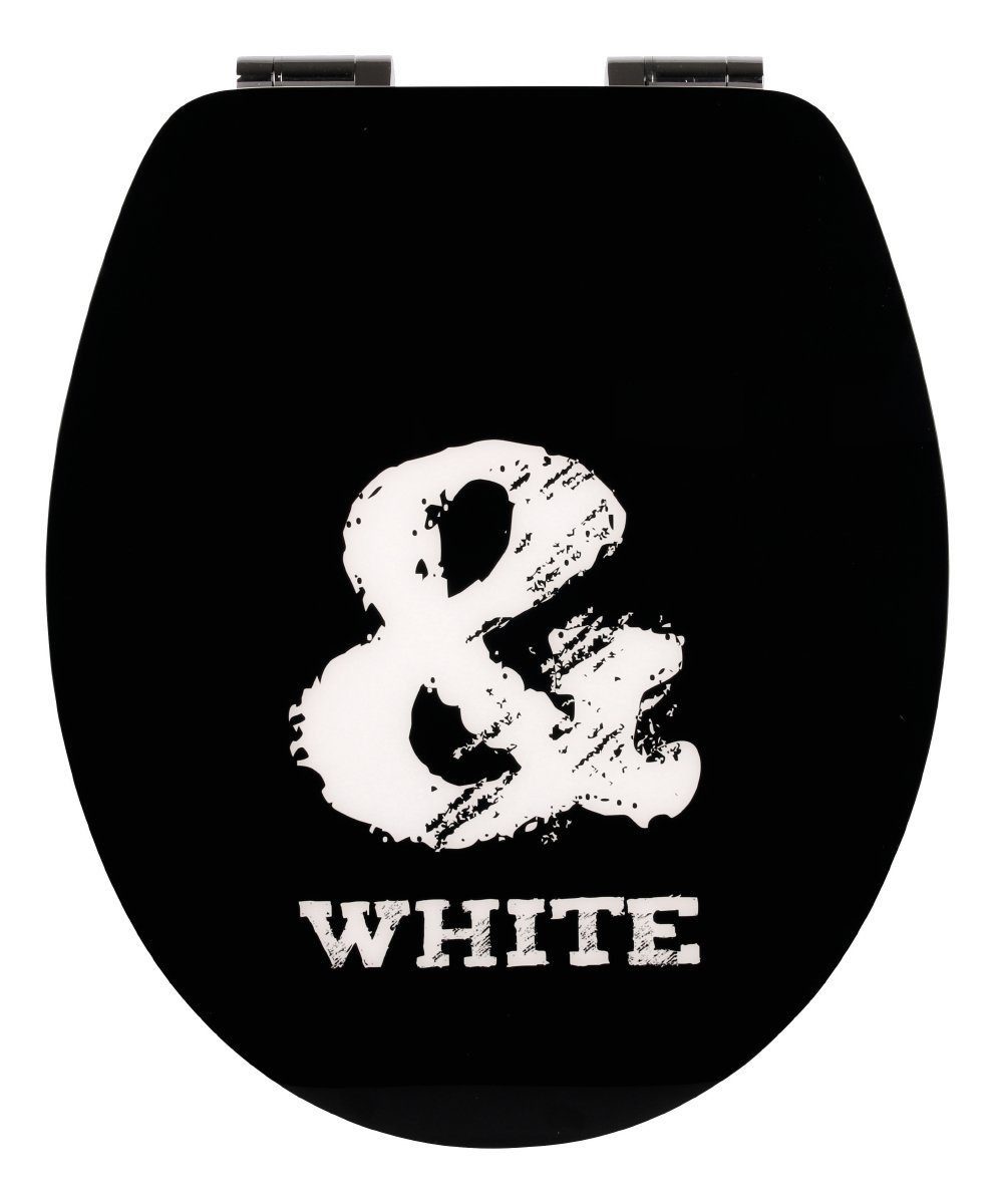 SANITOP WINGENROTH WC-Sitz BLACK HUMOR, mit günstig online kaufen