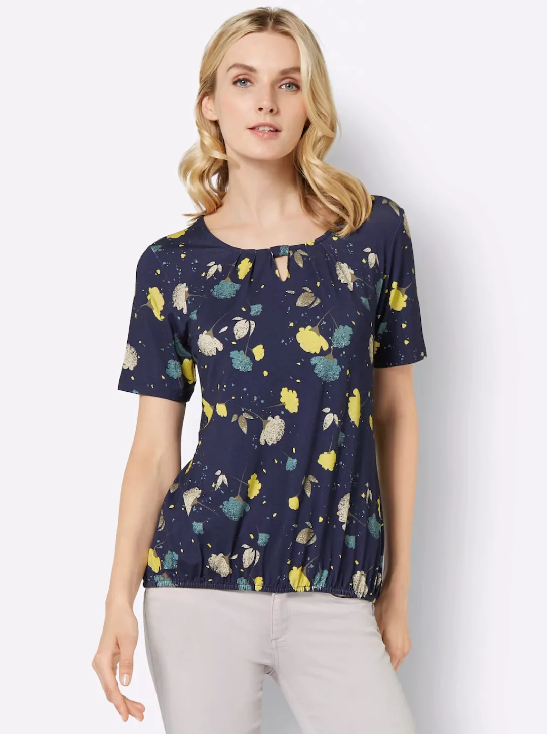 Ambria Rundhalsshirt "Shirt", (1 tlg.) günstig online kaufen