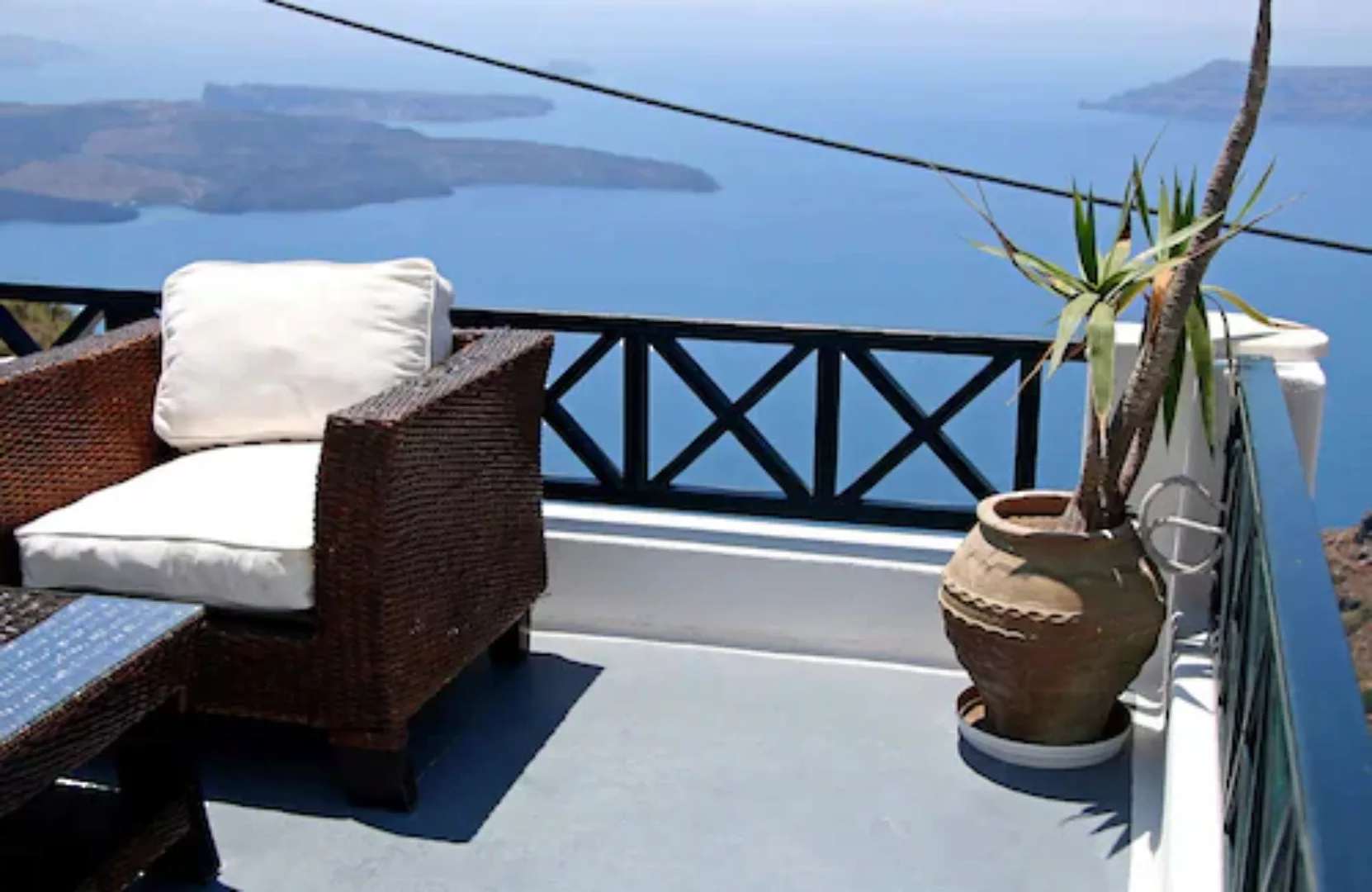 Papermoon Fototapete »Santorini Inselblick« günstig online kaufen