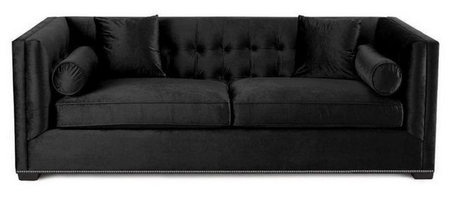 Xlmoebel Sofa Grünes Stoff-Sofa Chesterfield-Design für das Wohnzimmer mit günstig online kaufen