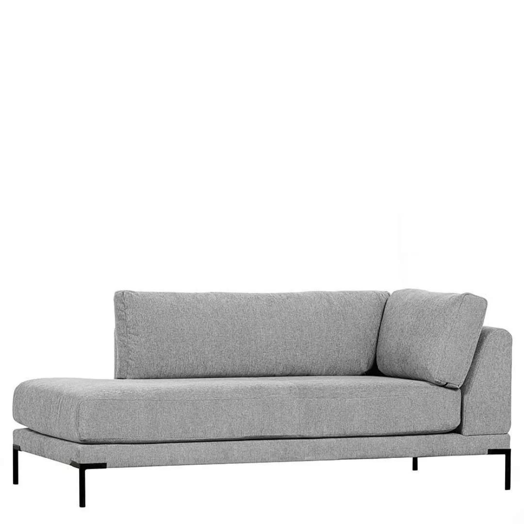 Couchlandschaft Hellgrau Stoff mit fünf Sitzplätzen 400 cm breit (fünfteili günstig online kaufen