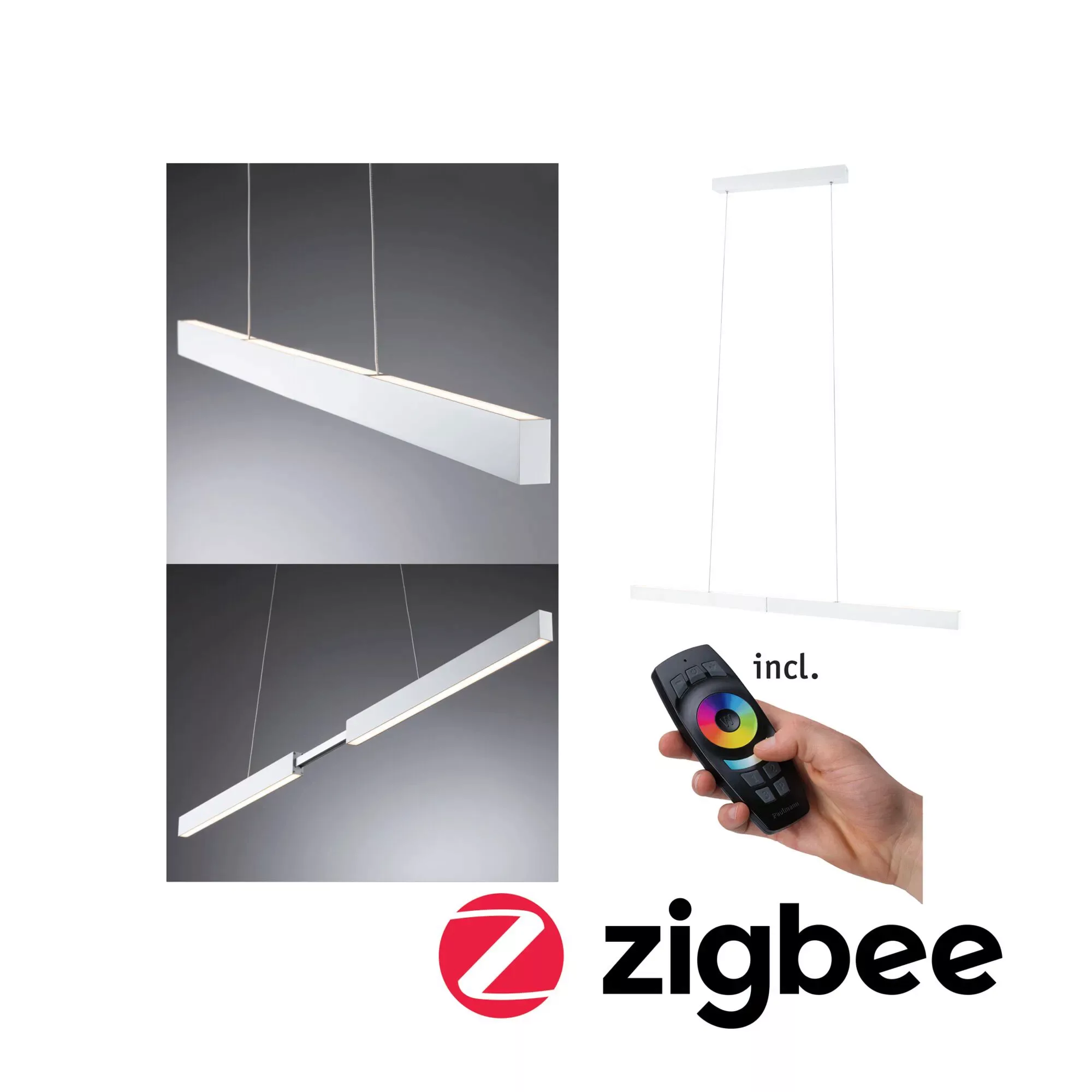 Paulmann Aptare LED-Hängelampe, ZigBee, weiß günstig online kaufen