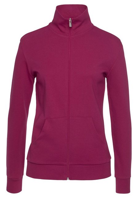 Bench. Loungewear Sweatjacke, mit Logostickerei am Stehkragen, Loungewear, günstig online kaufen