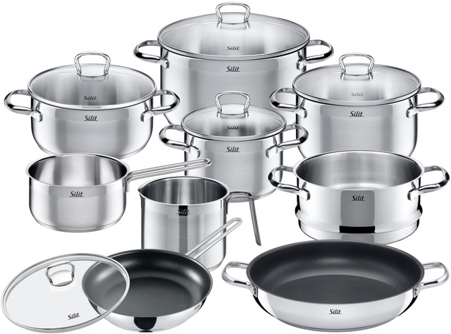 Silit Topf-Set »Toskana«, Edelstahl 18/10, (Set, 14 tlg., mit Milchtopf und günstig online kaufen