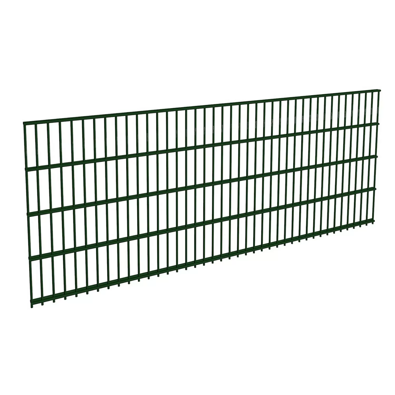 Doppelstabmatte Basic 83 cm x 200 cm Moosgrün günstig online kaufen