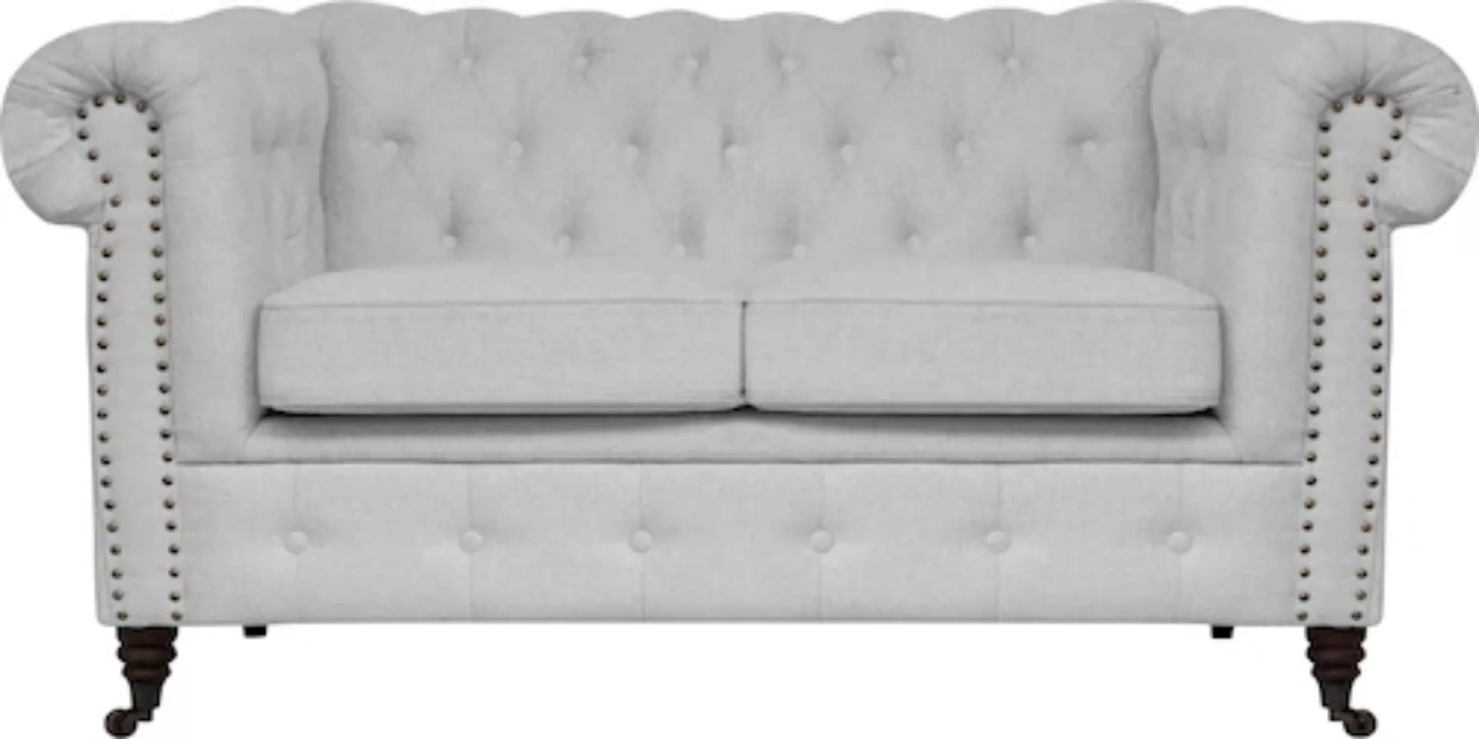 Home affaire Chesterfield-Sofa »Aarburg«, aufwändige Knopfheftung und Ziern günstig online kaufen