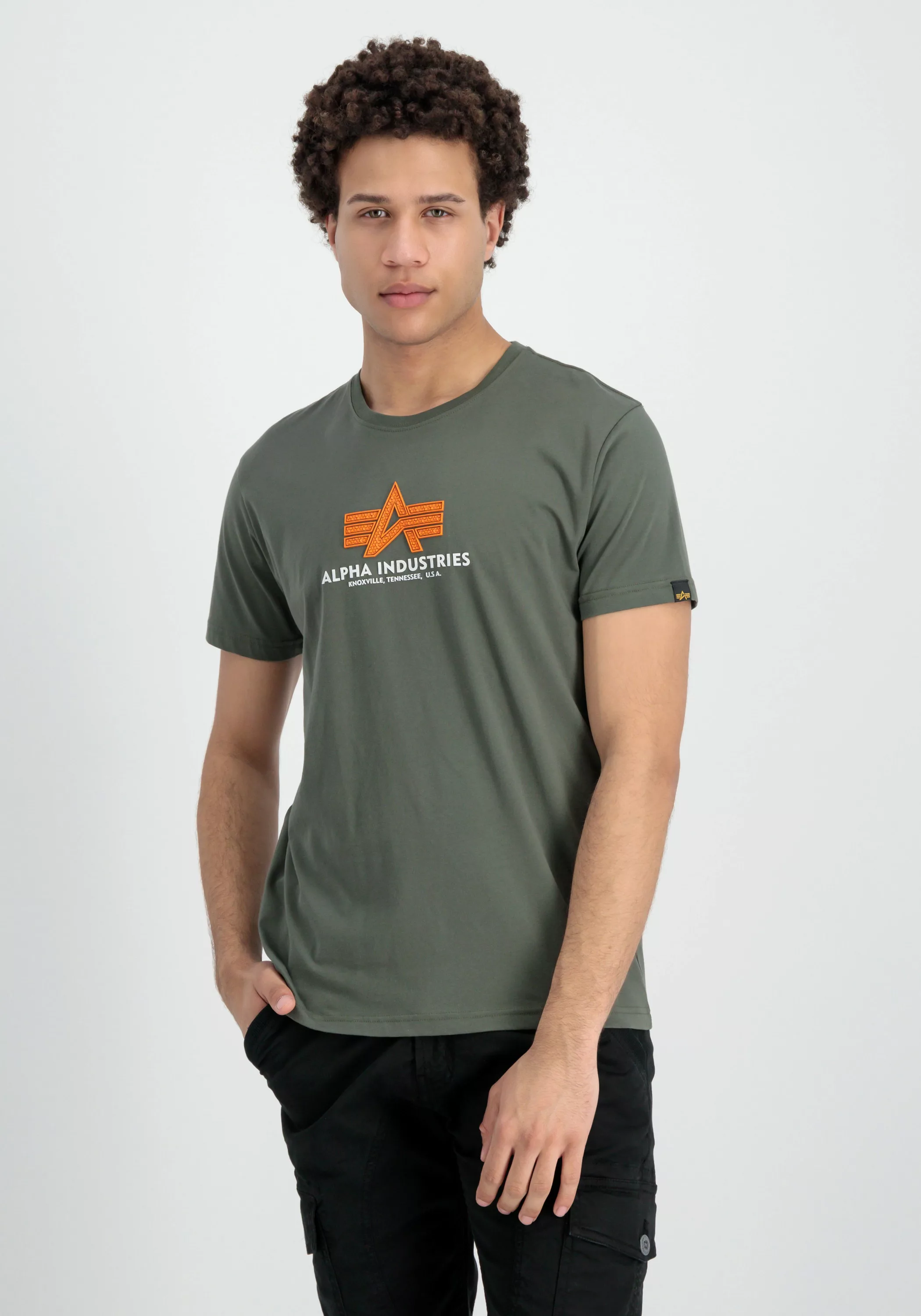 Alpha Industries T-Shirt "ALPHA INDUSTRIES Men - T-Shirts Basic T Rubber" günstig online kaufen