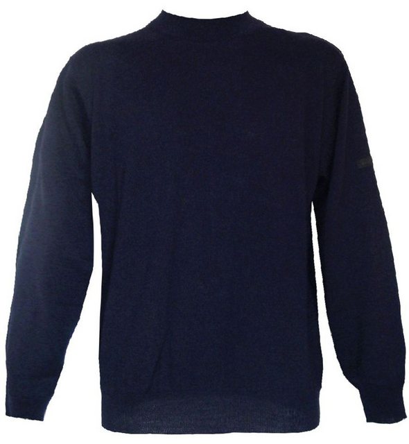 Mode Monte Carlo Strickpullover Pullover Stehbund Marine günstig online kaufen