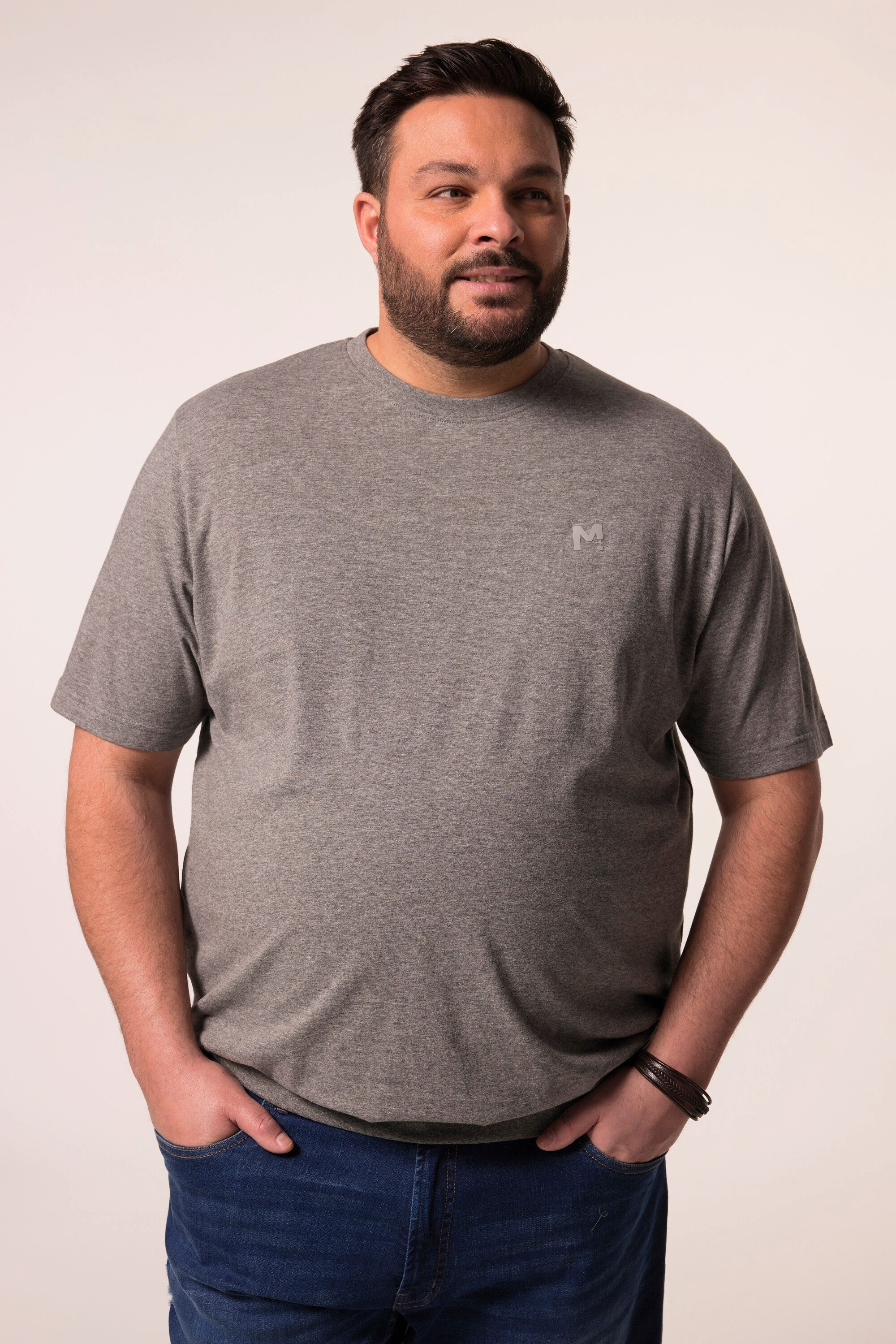 Men Plus T-Shirt Men+ T-Shirt Bauchfit günstig online kaufen