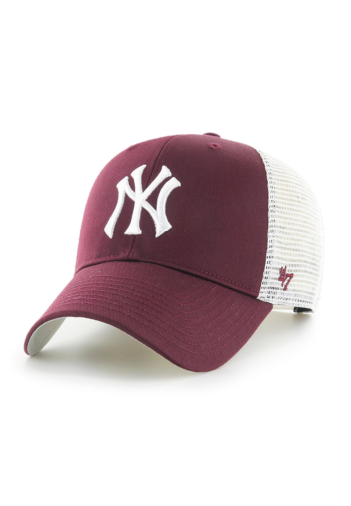 47 Brand MVP Trucker Cap NY YANKEES B-BRANS17CTP-KME Maroon Weiß günstig online kaufen