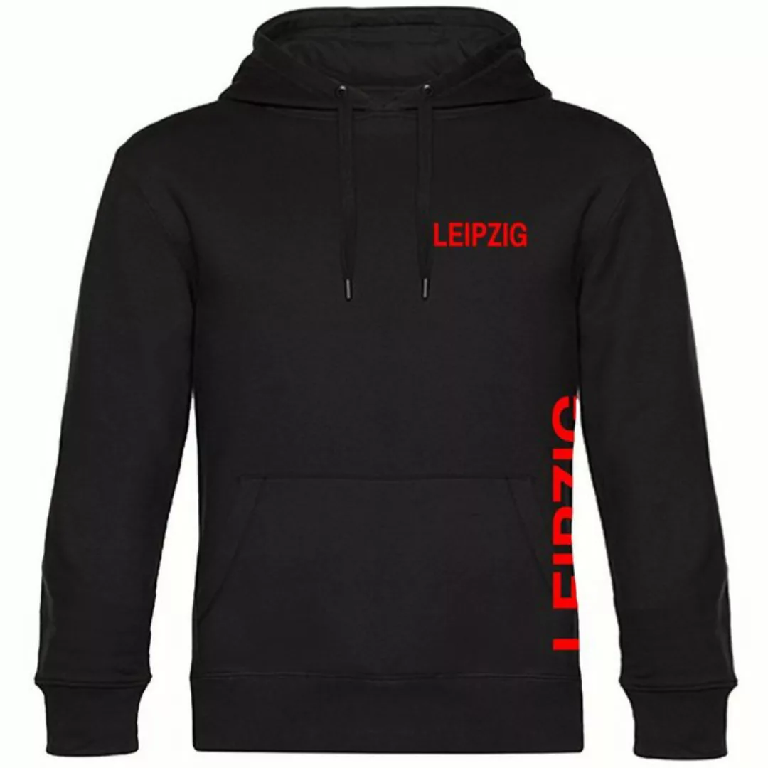 multifanshop Kapuzensweatshirt Leipzig - Brust & Seite - Pullover günstig online kaufen