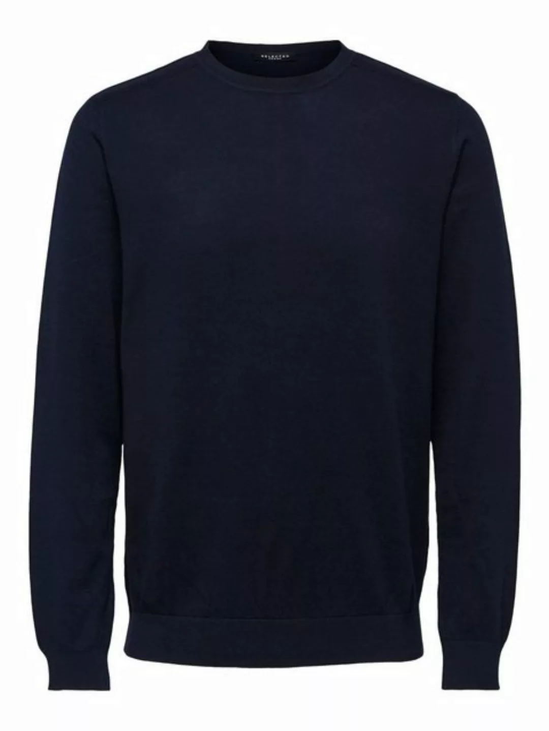 SELECTED HOMME Strickpullover Einfarbiger Pullover Basic Rundhals Long Slee günstig online kaufen