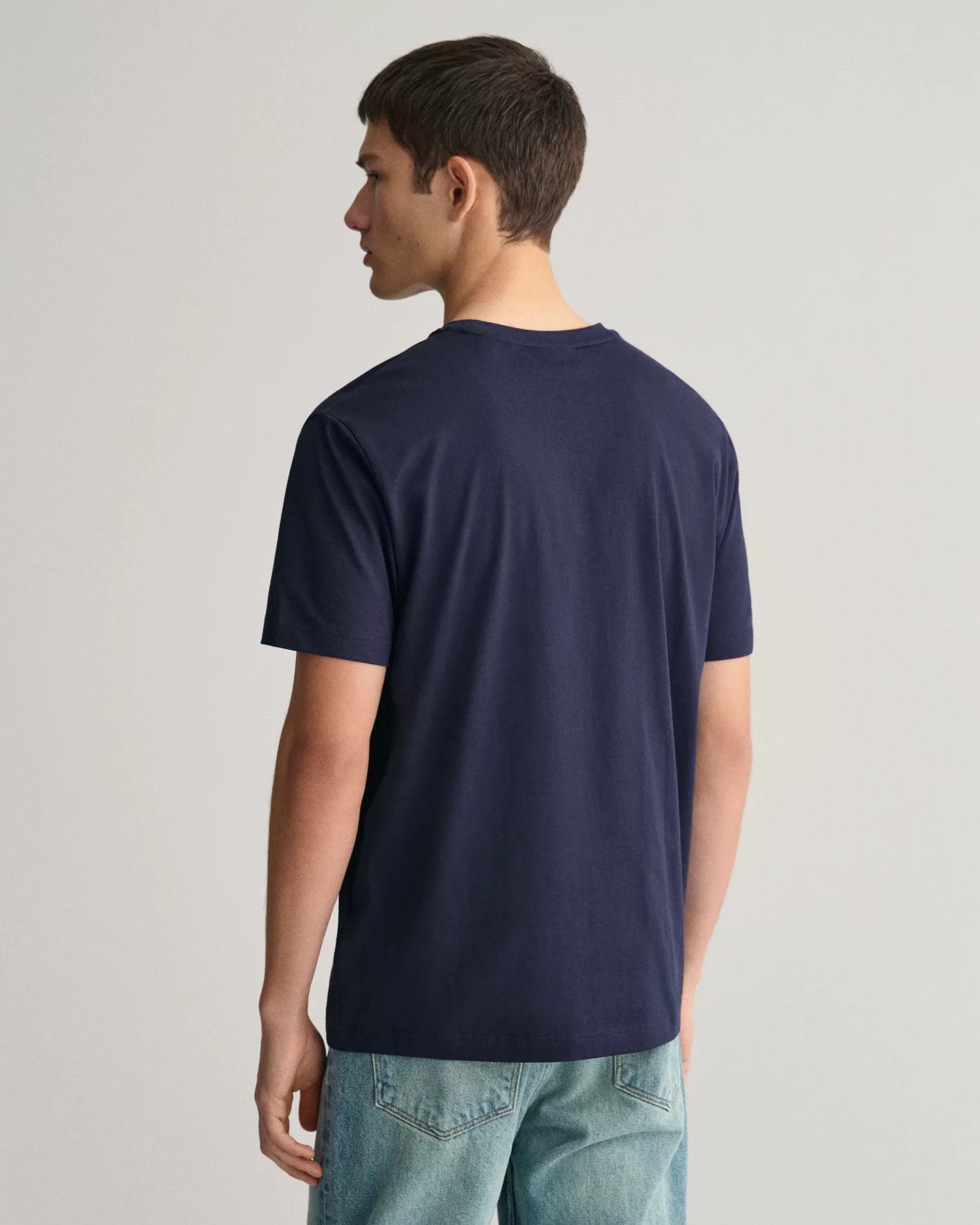 Gant T-Shirt PRINTED GRAPHIC SS T-SHIRT, EVENING BLUE günstig online kaufen