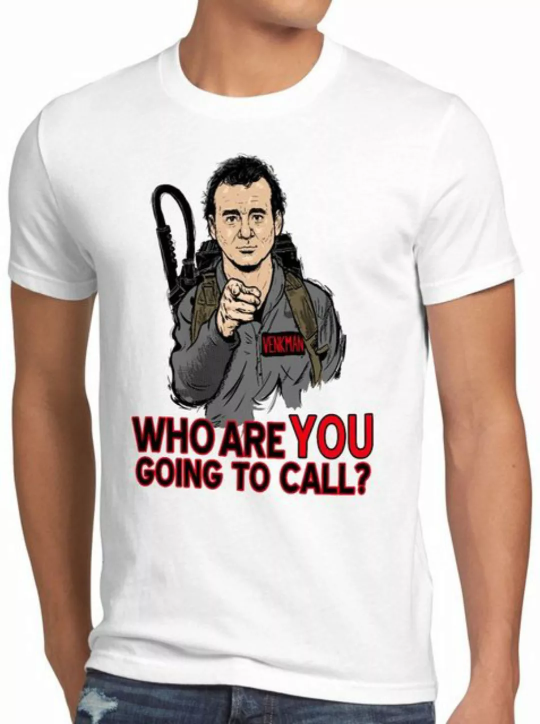 style3 Print-Shirt Herren T-Shirt Who are you going to call? geisterjäger g günstig online kaufen
