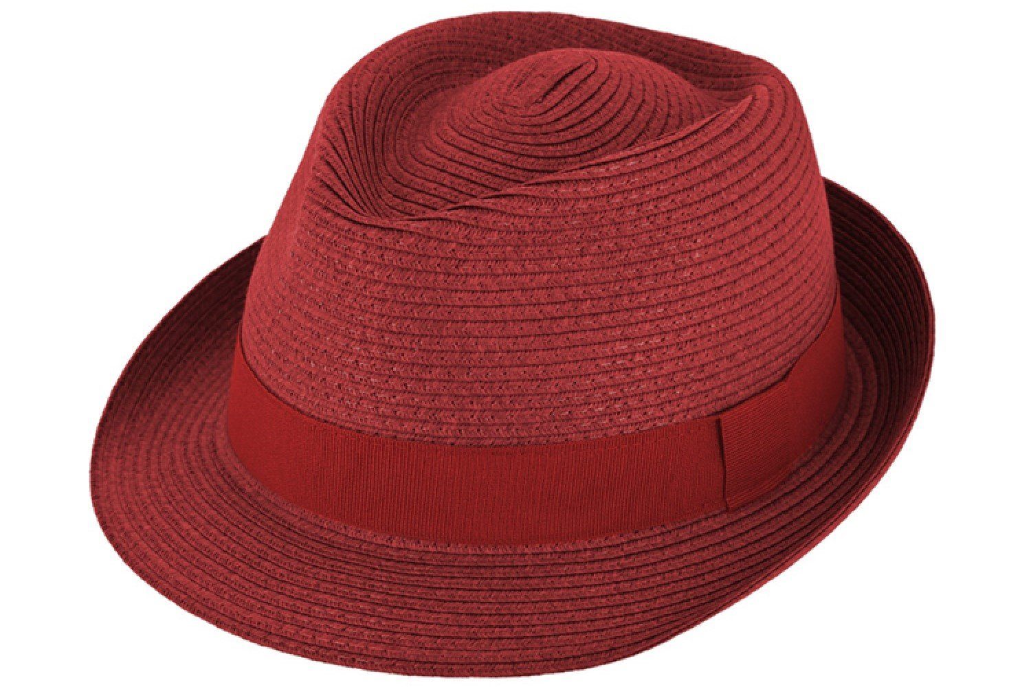 Fiebig Strohhut Papier Trilby mit Ripsband günstig online kaufen