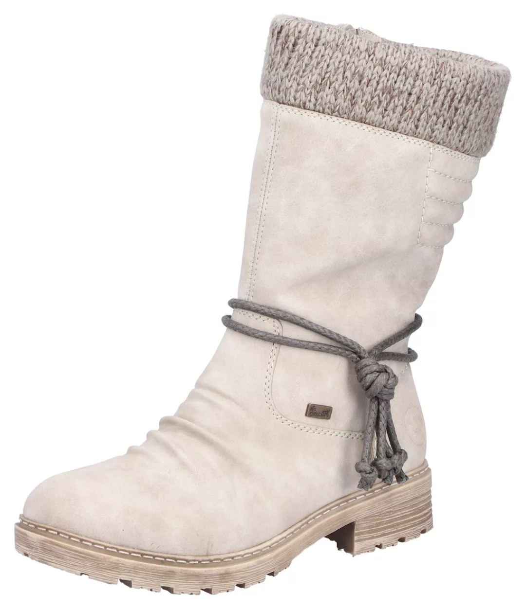 Rieker Winterstiefel, mit gestricktem Schaftrand günstig online kaufen