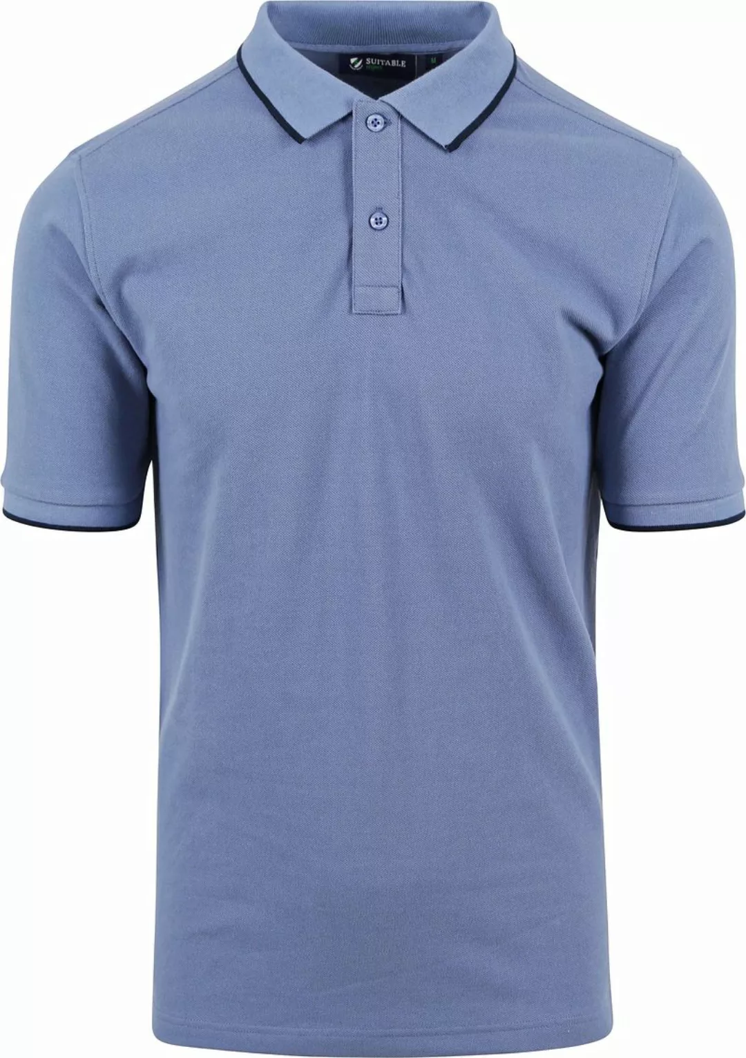 Suitable Respect Poloshirt Tip Ferry Blau - Größe S günstig online kaufen